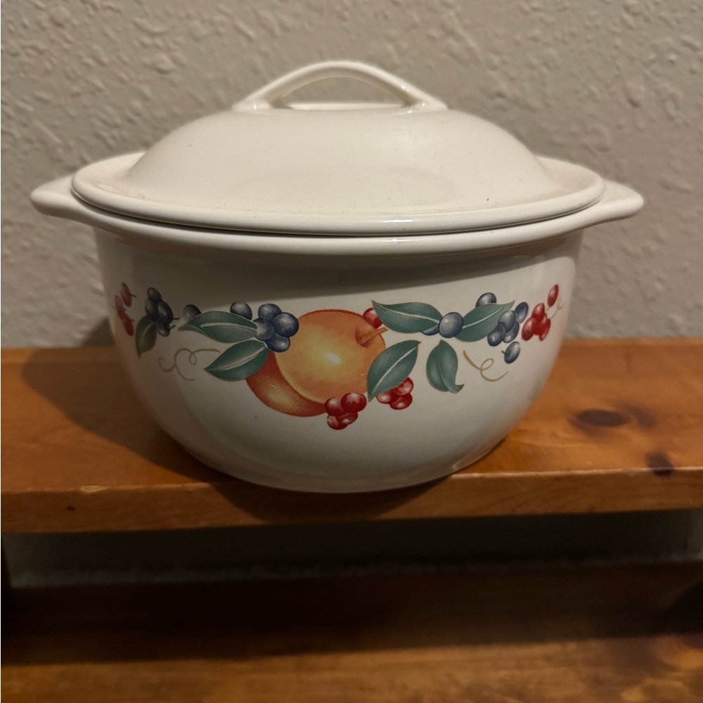 Corelle Floral Ceramic Casserole Dish